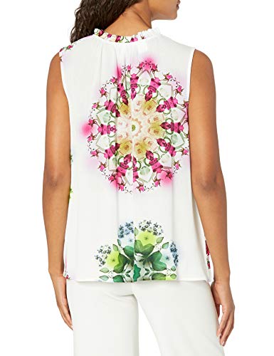 Desigual BLUS_Rosen, Blanco, XXL para Mujer
