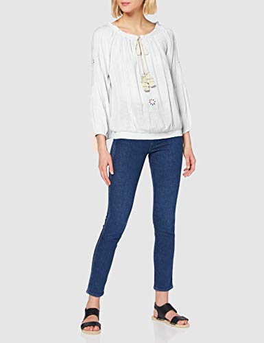 Desigual Blus_Venecia, Blanco (Blanco 1000), S para Mujer