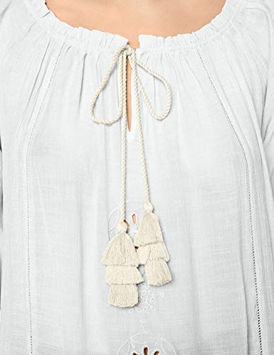 Desigual Blus_Venecia, Blanco (Blanco 1000), S para Mujer