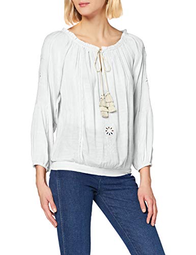 Desigual Blus_Venecia, Blanco (Blanco 1000), S para Mujer