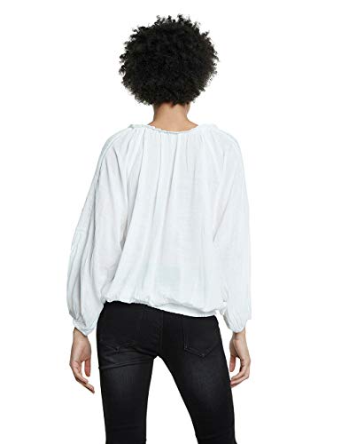 Desigual Blus_Venecia, Blanco (Blanco 1000), XL para Mujer