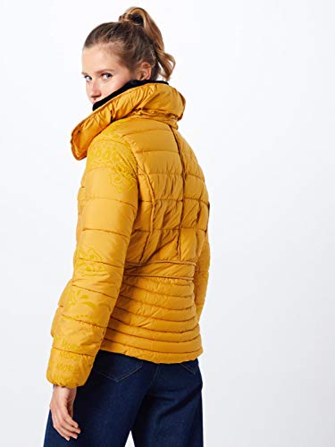 Desigual Cazadora Padded Sunna Amarilla de Mujer. 42 Amarillo