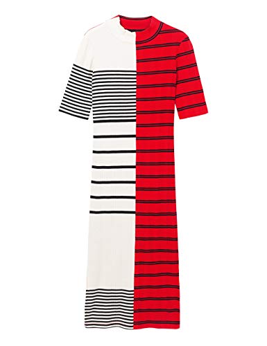 Desigual Dress Karen Vestido, Blanco (Blanco 1000), XS para Mujer