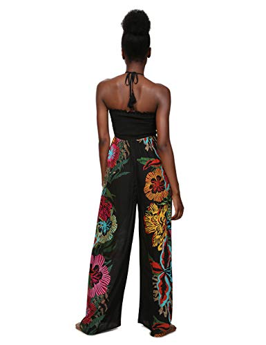 Desigual Dress Swimwear Dalila Woman Black Mono Largo, Negro (Negro 2000), L para Mujer