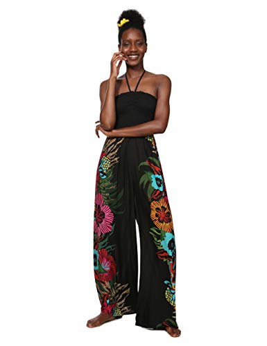 Desigual Dress Swimwear Dalila Woman Black Mono Largo, Negro (Negro 2000), L para Mujer