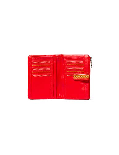 Desigual Mone_Ada Pia - Monedero Mini para Mujer, Color Rojo