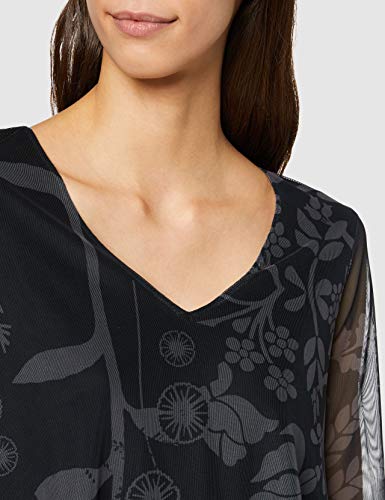 Desigual TS_brouke Camiseta, Azul (Marino 5001), Medium para Mujer