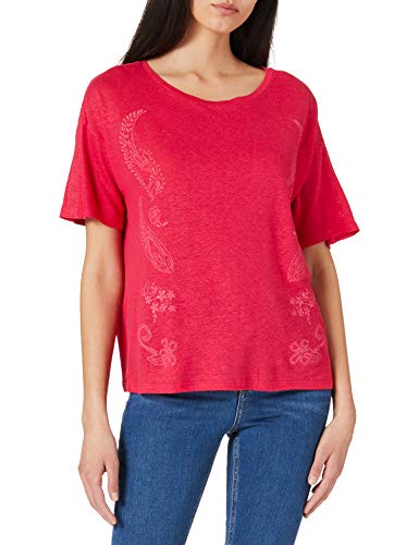 Desigual TS_Clementine Camiseta, Rojo, S para Mujer