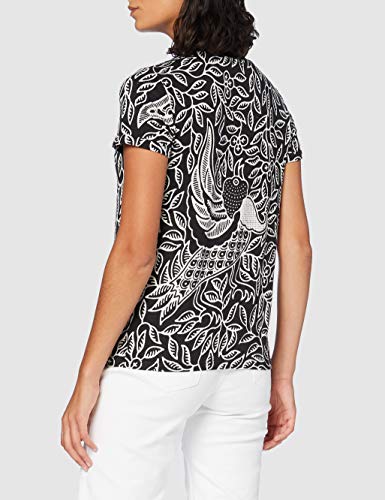 Desigual TS_DIEGUITA Camiseta, Negro, L para Mujer