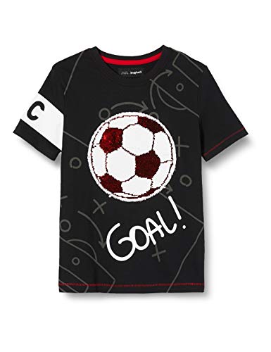 Desigual TS_Manolo Camiseta, Negro (Negro 2000), 164 cm para Niños