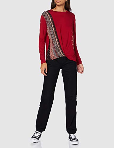 Desigual TS_Marsella Camiseta, Rojo, L para Mujer