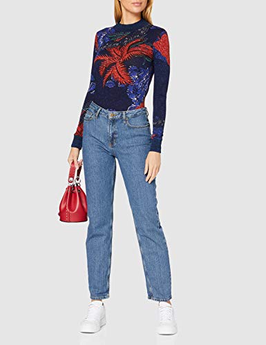 Desigual TS_Maryland Camiseta, Azul, M para Mujer