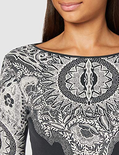 Desigual TS_Michigan Camiseta, Negro, XXL para Mujer