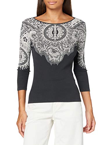 Desigual TS_Michigan Camiseta, Negro, XXL para Mujer