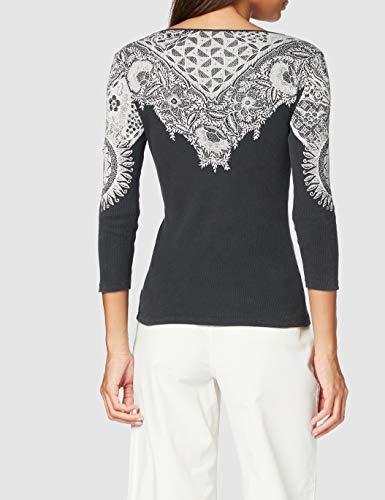 Desigual TS_Michigan Camiseta, Negro, XXL para Mujer