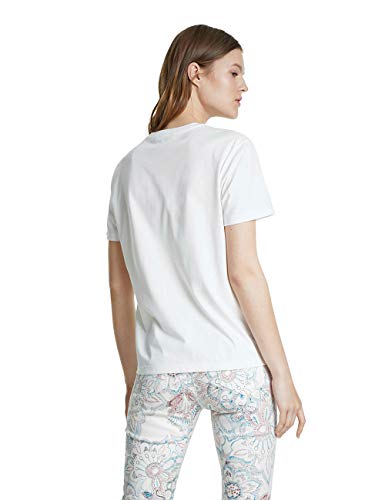 Desigual TS_Milan Camiseta, Blanco (Blanco 1000), Small para Mujer