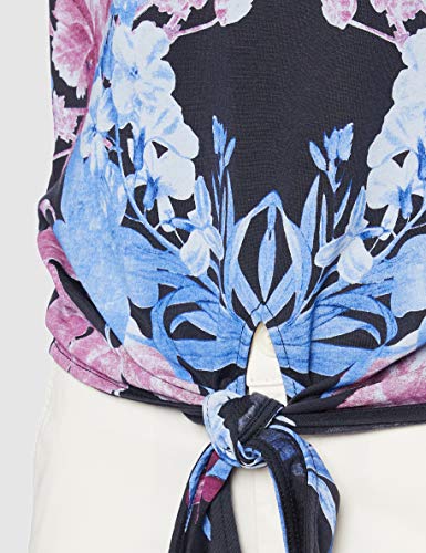 Desigual TS_Mirror Camiseta, Azul, XS para Mujer