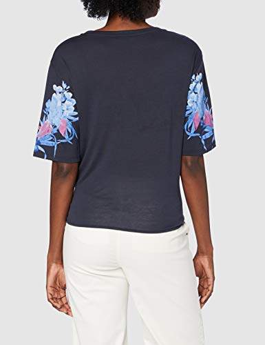Desigual TS_Mirror Camiseta, Azul, XS para Mujer