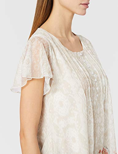 Desigual TS_Norte Camiseta, Blanco, M para Mujer