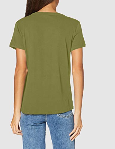 Desigual TS_RODAS Camiseta, Verde, XS para Mujer