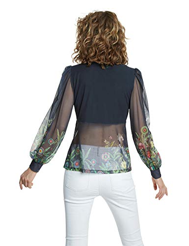 Desigual TS_thesse Camiseta, Verde (Verde Botella 4009), X-Large para Mujer