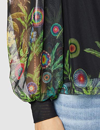 Desigual TS_thesse Camiseta, Verde (Verde Botella 4009), X-Large para Mujer