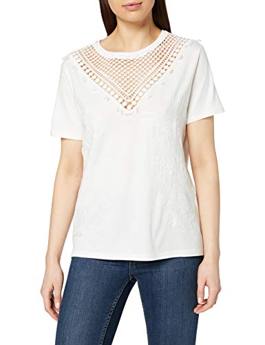 Desigual TS_Tropic Thoughts Camiseta, Blanco (Blanco 1000), X-Large para Mujer