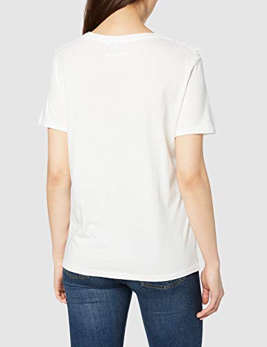 Desigual TS_Tropic Thoughts Camiseta, Blanco (Blanco 1000), X-Large para Mujer