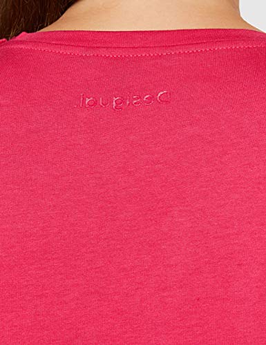 Desigual TS_Tropic Thoughts Camiseta, Rojo (Fresa Acid 3089), Large para Mujer