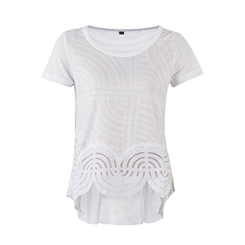 Desigual TS_URMEN Camiseta, Blanco (Blanco), S para Mujer