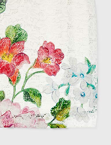 Desigual Vest_Bonney Vestido, Blanco (Crudo 1001), 46 (Talla del Fabricante: 46) para Mujer