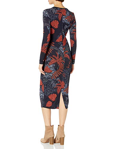 Desigual Vest_David Vestido Casual, Azul, S para Mujer