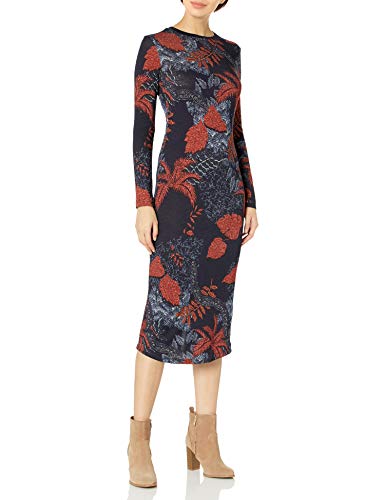 Desigual Vest_David Vestido Casual, Azul, S para Mujer