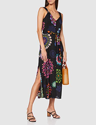 Desigual Vest_Fiji Vestido, Rojo (Fucsia 3002), X-Large para Mujer