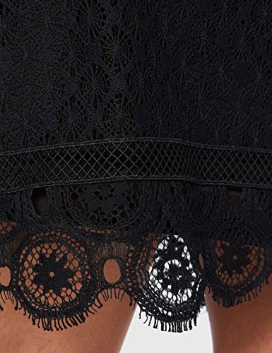 Desigual Vest_Madrid Vestido Casual, Negro, L para Mujer