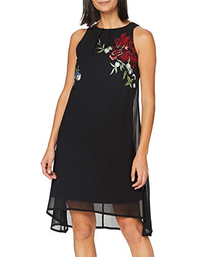 Desigual Vest_Roma Vestido Casual, Negro, XXL para Mujer