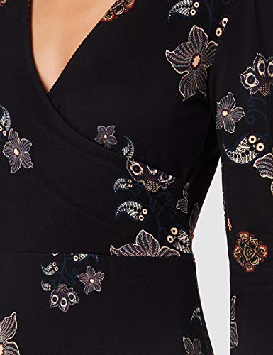 Desigual Vest_Singapur Vestido Casual, Negro, XXL para Mujer