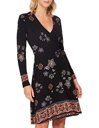 Desigual Vest_Singapur Vestido Casual, Negro, XXL para Mujer