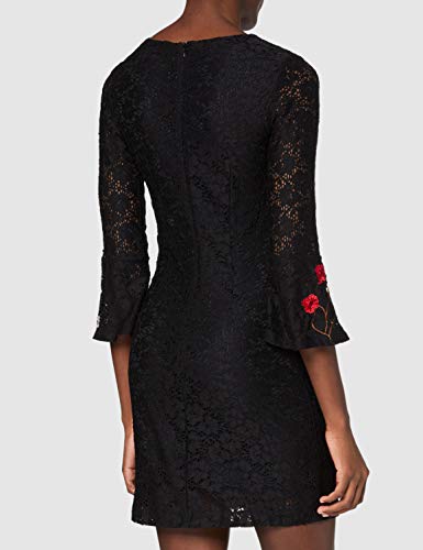 Desigual Vest_vermond Vestido, (Negro 2000), 38 para Mujer