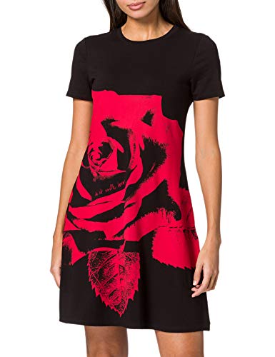 Desigual Vest_WASHINTONG Vestido Casual, Negro, M para Mujer