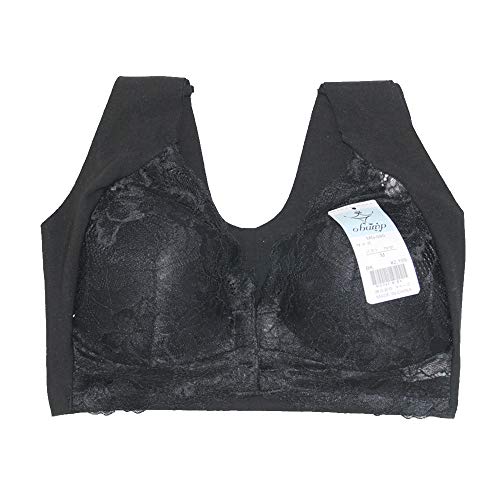 DGHJK sostén Deportivo Sujetador de sujeción Frontal Sujetador cómodo de Encaje Extragrande Tacto Suave Hilo de Malla Firme y Hermosa Adecuado para el Movimiento del Pijama casero