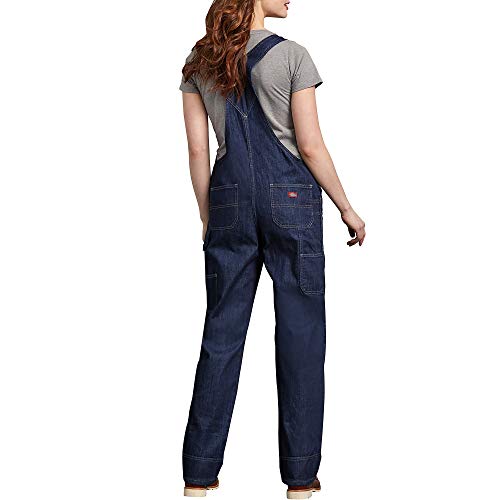 Dickies - Las mujeres Fb206'S Bib Overall, X-Small, Stonewashed Handsanded