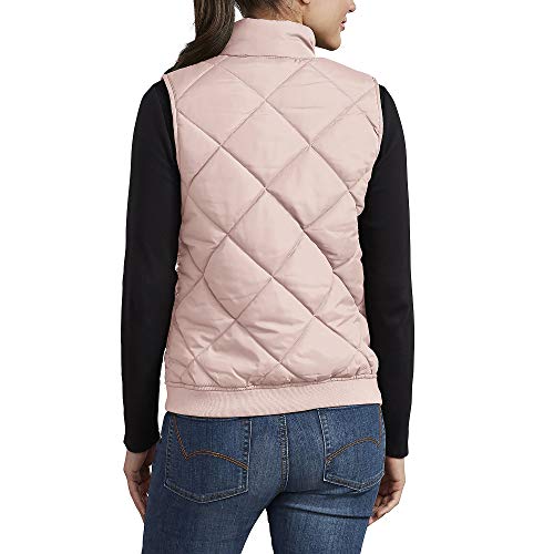 dickies Women's Quilted Bomber Vest, Lotus, Extra Large