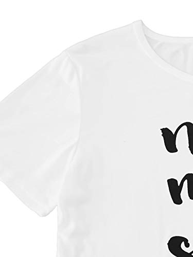 DIDK Pijama Mujer Verano Corto Conjunto de Pijamas Pantalones Manga Corto 2 Piezas