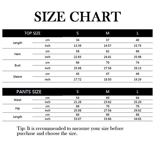 Dihope Conjunto Deportiva para Mujer 2 Piezas Top Corto de Manga Larga de Running Pantalones de Cintura Alta Elásticos Leggings de Fitness sin Costuras para Yoga Gimnasio Trotar，Verde Oscuro，S