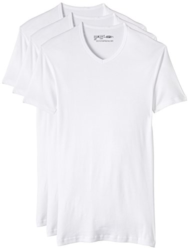 Dim Eco Dim Pack 3 Camisetas para Hombre, Blanco, M