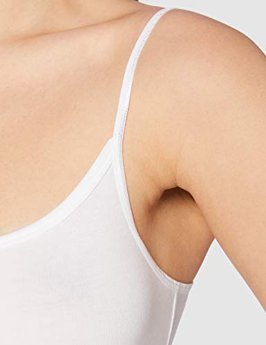 DIM Les Pockets Eco, Chaleco Para Mujer, Negro/Blanco, M, Paquete de 2