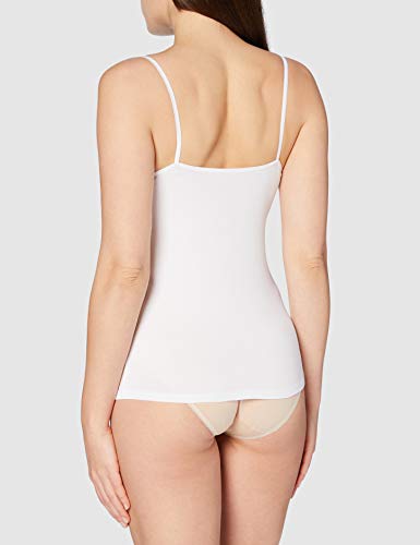 DIM Les Pockets Eco, Chaleco Para Mujer, Negro/Blanco, M, Paquete de 2