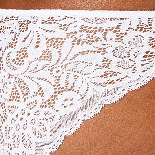 Dim Slip SUBLIM Dentelle Cierre, Blanco (Blanc 0hy), 48 para Mujer