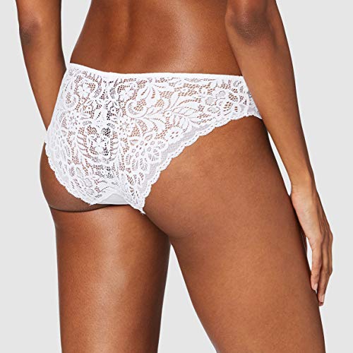 Dim Slip SUBLIM Dentelle Cierre, Blanco (Blanc 0hy), 48 para Mujer